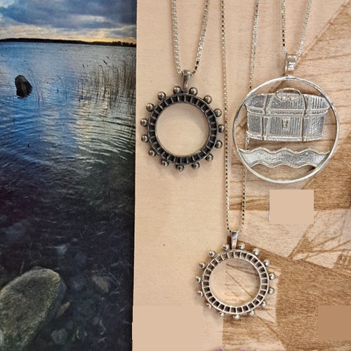 Onnen tikkaat hopeakaulakoru - Image 4